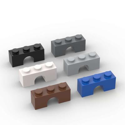 Non-Toxic Moc 10Pcs 4490 Arch 1X3 Building Blocks Kit Bridge Connection Bricks Particle Educational Diy Toy Children Birthday Kid Gifts