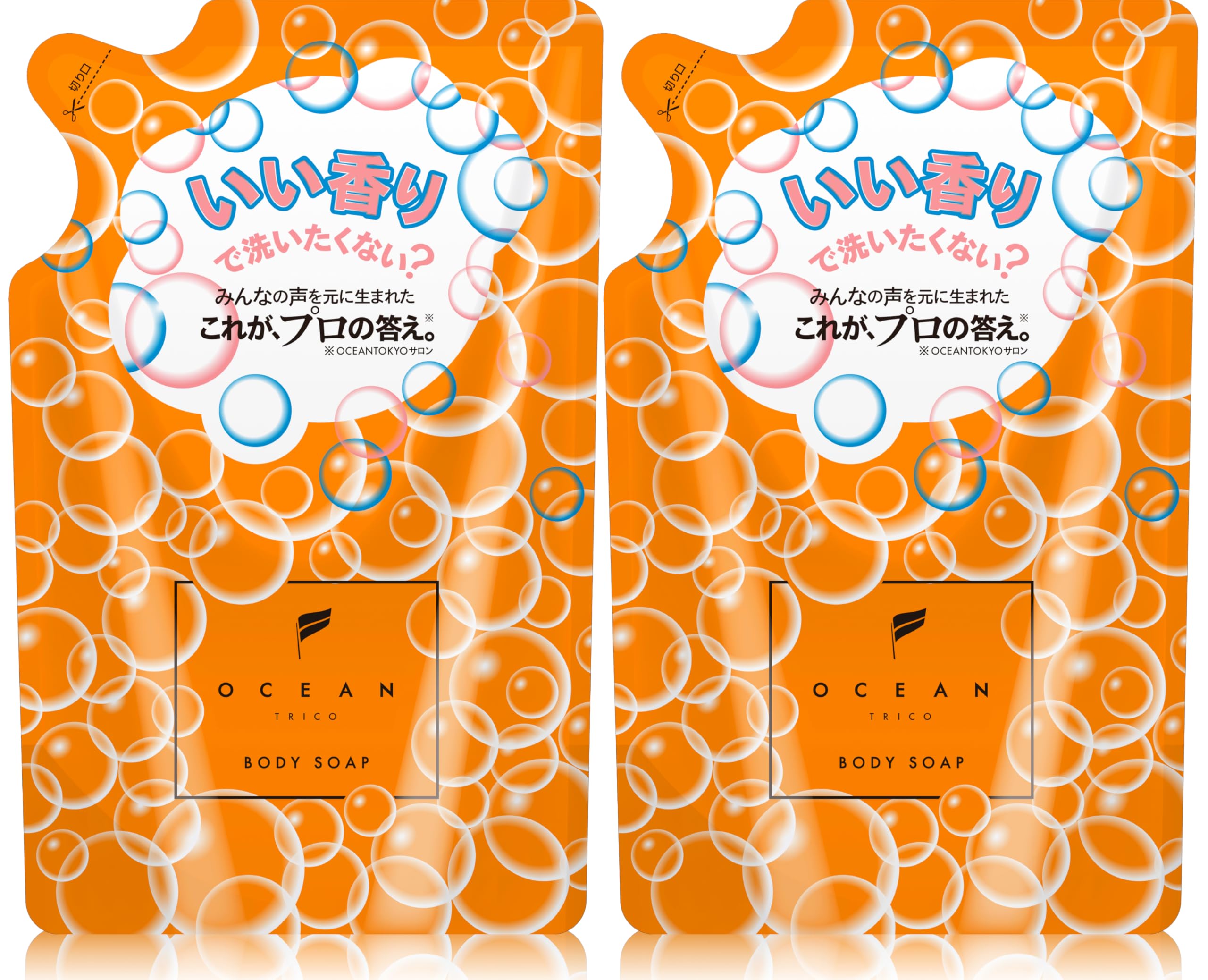 Ocean Torico Body Soap Refill, 2-Pack (400ml each), a scent you ll fall in love with.