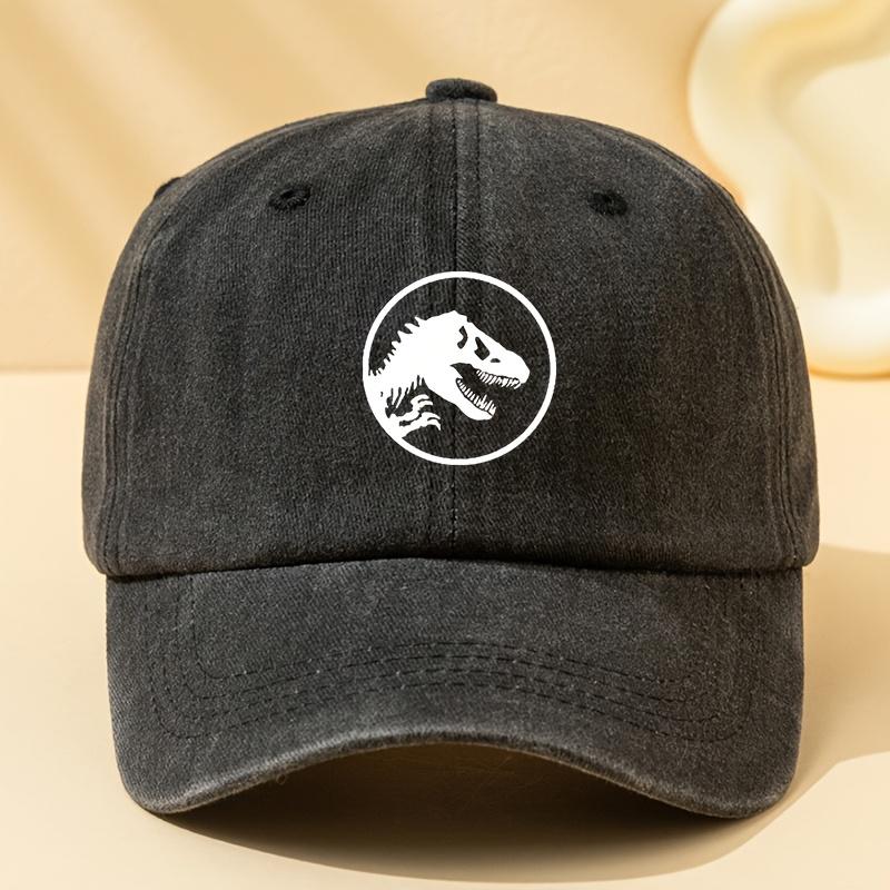 Dinosaur Print Retro Baseball Cap, Sports and Leisure Hat Suitable for Outdoor Sports, Festivals, Parties and Gifts