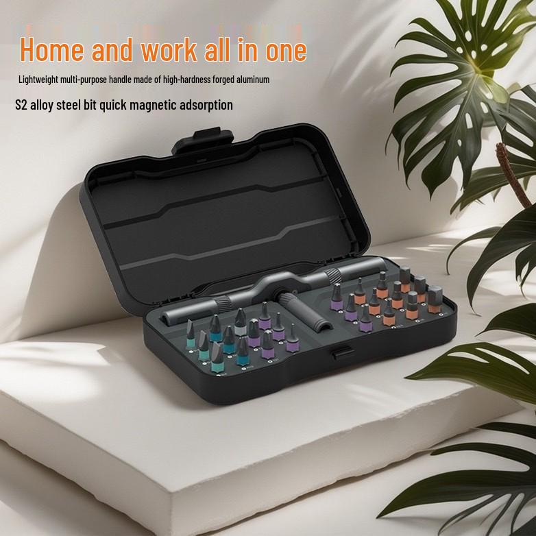 24-in-1 Multi-Function Ratchet Screwdriver Set - High Hardness S2 Steel