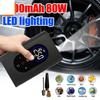 Car Air Inflator 150PSI 4000mAh 80W Wireless LED Light Tire Compressor For Vehicle Motorcycle Bicycle Tire Intelligent Air Pump