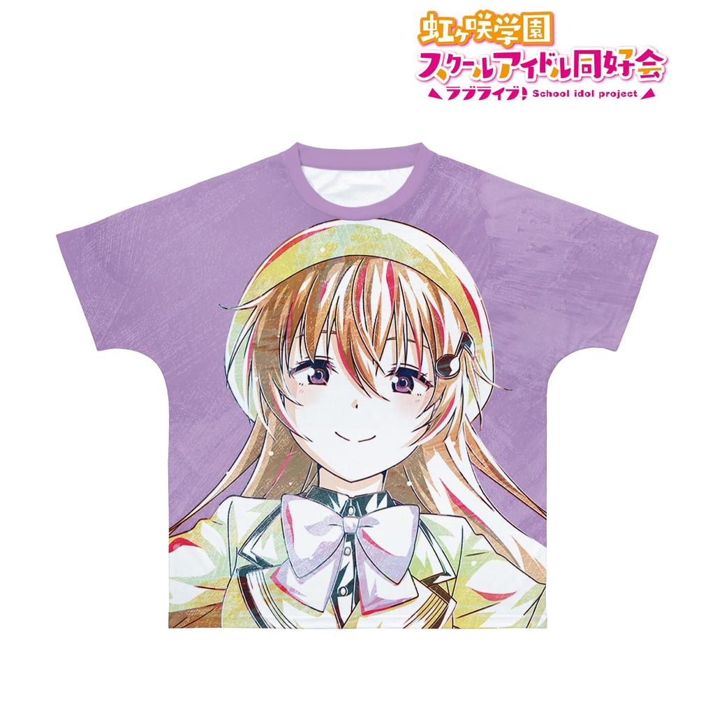 Armabianca Love Live! Nijigasaki High School Idol Club Omi Kanata Ani Art Full Graphic T-Shirt, Unisex, XXXL Size, Polyester
