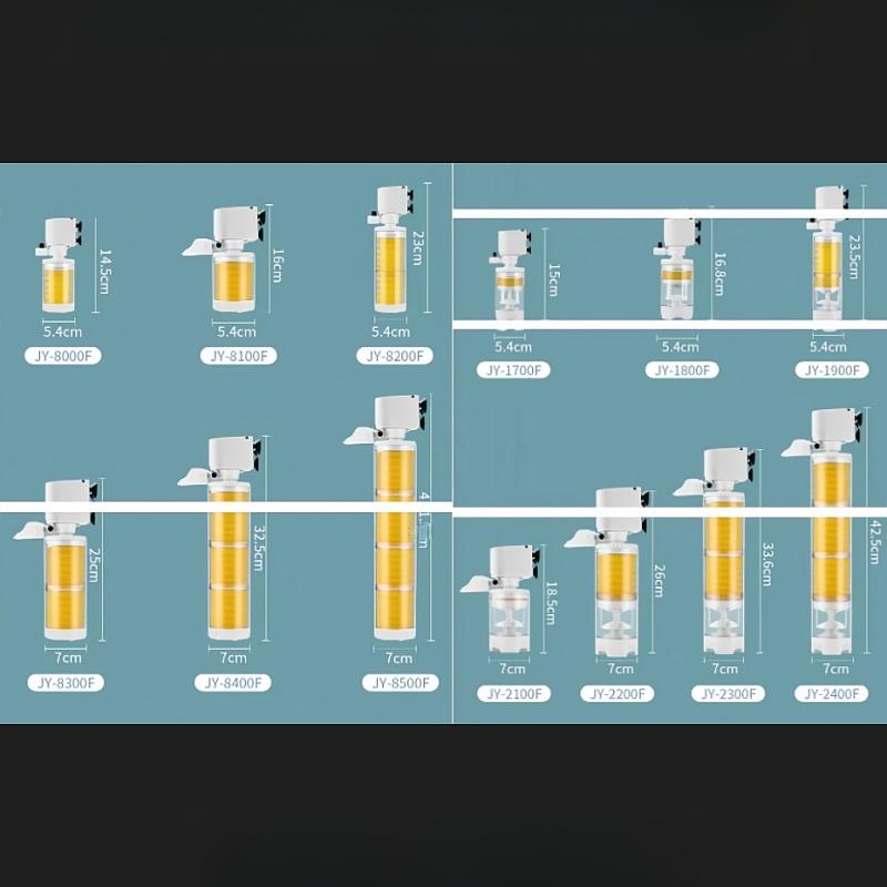 Filtru de acvariu silențios trei într-un echipament de filtrare cu pompă submersibilă încorporată filtru de acvariu