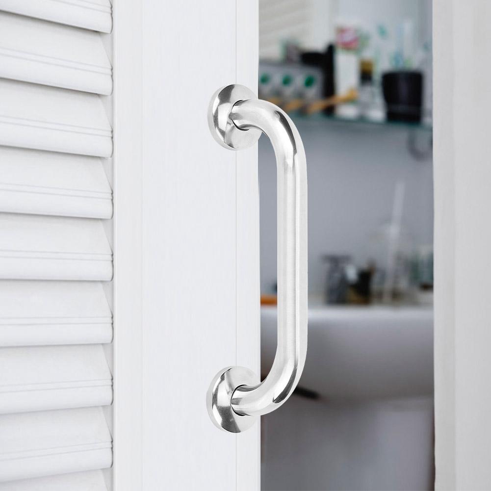 2pcs Cylinder Stainless Steel Pull Door Handle Room Door Knob Drawer Pulls