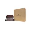 Coach Sullivan 20 Classic Monogram Print Flap Jacquard Leather Shoulder Crossbody Bag Small Men Bags Oak Maple CT834-SVS8S