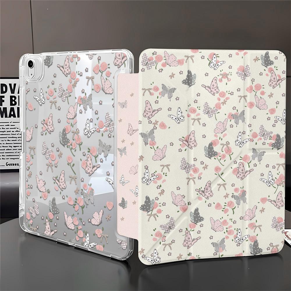 Para iPad Pro 11 12.9 13 Pulgadas M2 M3 2025 A16 11ª 10ª Generación 10.9 Air 5 4 9ª 8ª 7ª 10.2 Mini 6 Funda Inteligente con Soporte para Lápiz