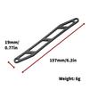 RC Battery Mount Plate Black Battery Bracket Carbon Fiber Easy Installation RC Car Parts for TAMIYA TT02 TT02B 1/10