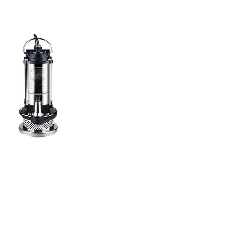 Pompe à eau submersible domestique haute puissance en acier inoxydable 220V pour usage agricole et d'eaux usées