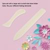 2PCS Set White Bone Folder Paper Crser Tool Scoring Folding Crsing  s Binding Folder Folding NaMachine Manual The Pointed Hd Is Also sy to Bend an