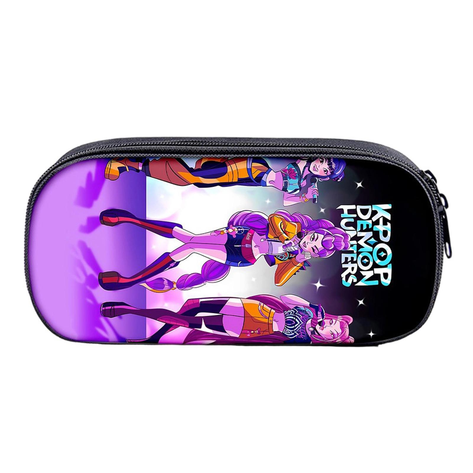 

Печатный пенал для канцелярских принадлежностей с принтом ведьм для девочек, для учеников начальной и средней школы One Size