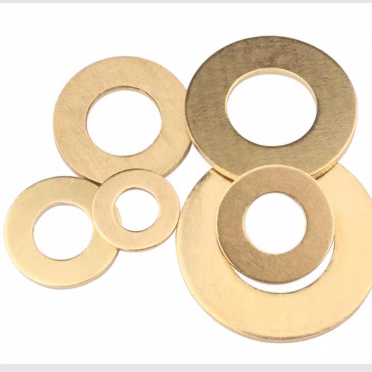Gold-Plated Metal Flat Washer Gasket (GB97) for Screws - M4, M6, M8, M10, M12