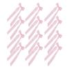 12pcs Candlestick Bows Decor 13 Inch Large Coquette Decorations Bows for Table Self Adhesive Wedding Bridal Shower Party Centerpieces Light Pink