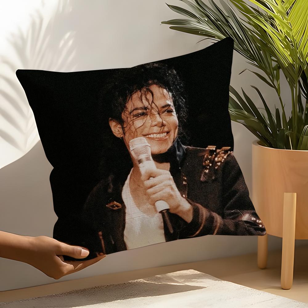 Classic Singer M-Michael Jackson Pillow Case Linen Cushion Covers For Decorative Sofa Home Pillows Case Car Chair Pillows Cases