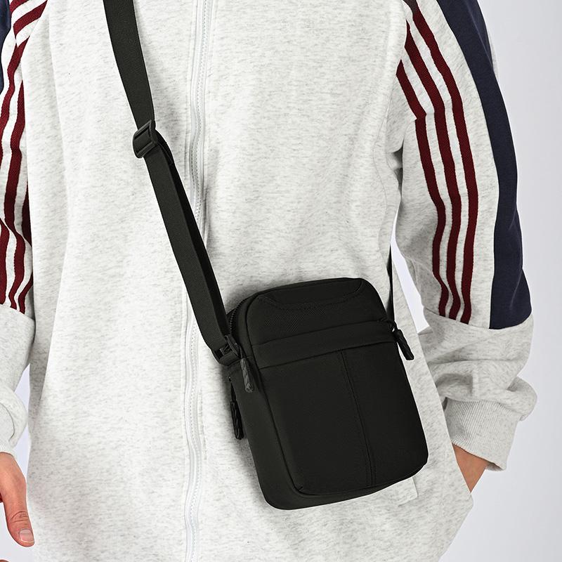 Nylon Crossbody Bag Multi-Pocket Design Men's Casual Daily Outdoor Messenger Bag
