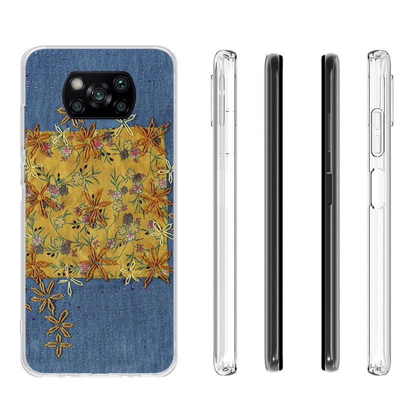 Jeans Cowboy Denim Printed Phnoe Case for Xiaomi Poco X5 X6 X7 Pro X4 Gt F7 Ultra M8 M7 Redmi 15C 15 13C 13 12C 12 Unique Cover