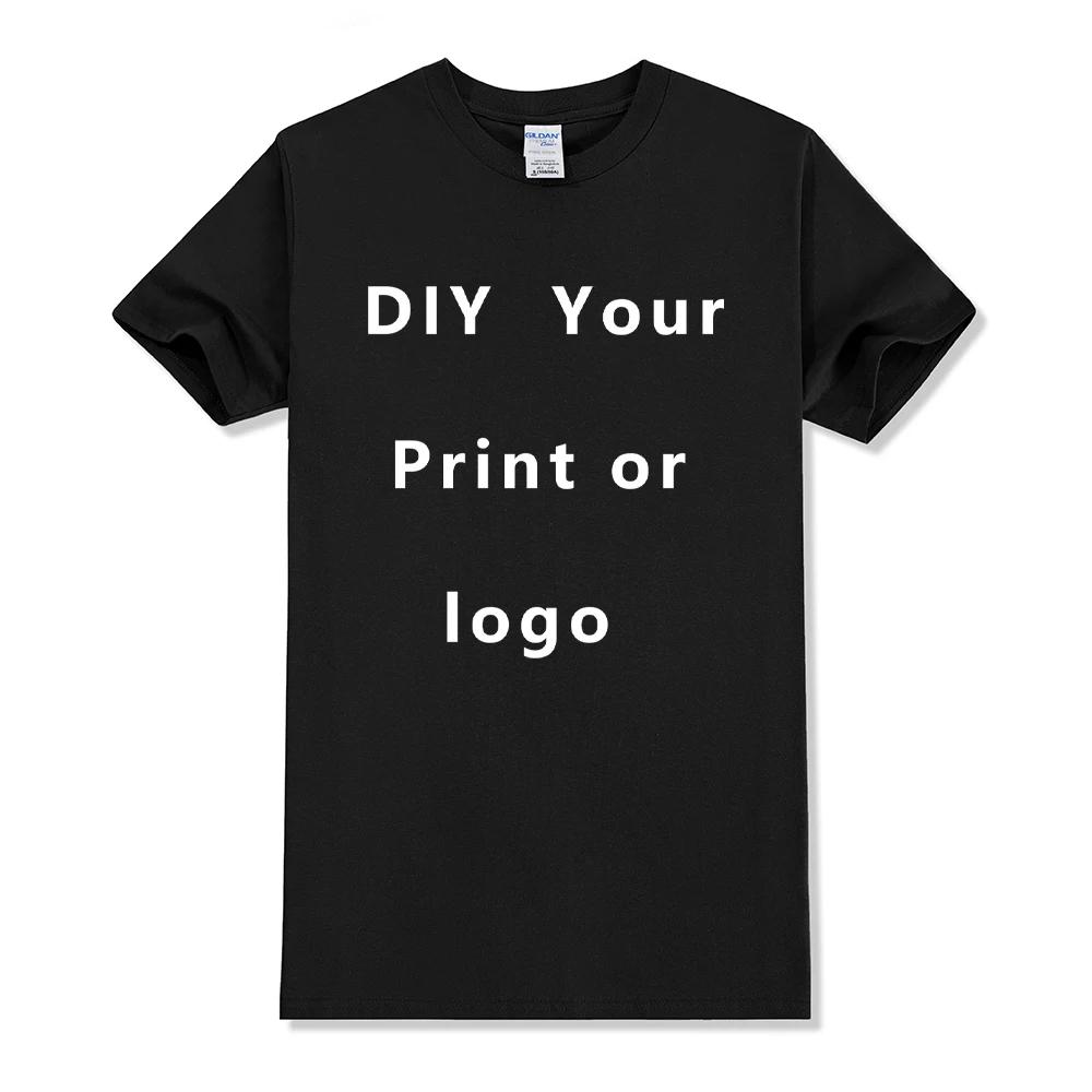Custom T shirt Women Men Customised Printed 100 Cotton Short Sleeve Your Logo Photo Brand Text Tee Personalize Graphic Clothing