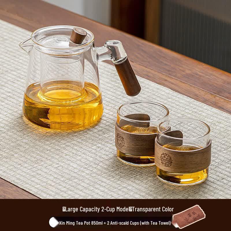 Youluo Heat-Resistant Personal Glass Teapot