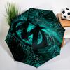 Mar-seille With Pride Emblem Printed Automatic Umbrella, 8-Frame for Travel, camping, Casual Umbrella, Essential Gift for  for family and friends
