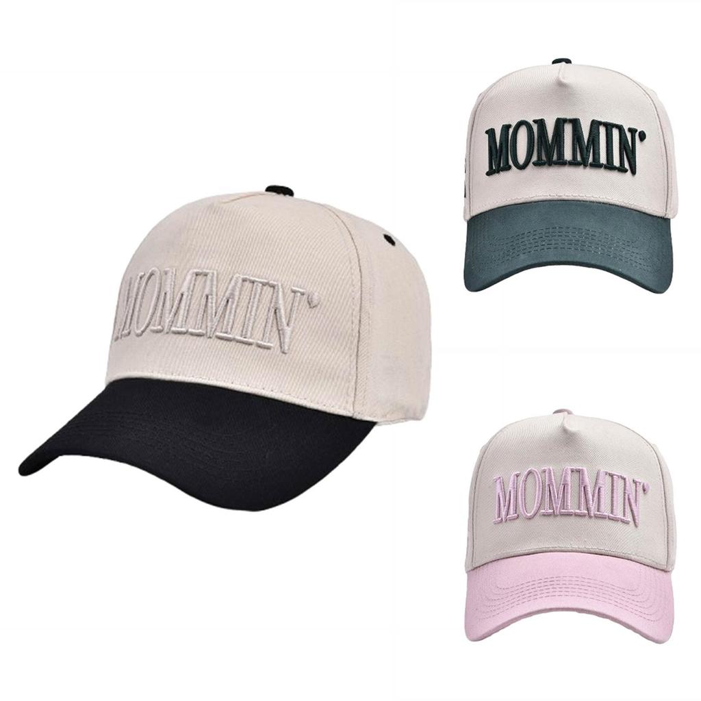 Women Letter Embroidered Baseball Caps Korean Casual Retro Dad Hats Women Hip Hop Cap Summer Breathable Adjustable Sun Hat