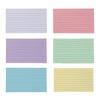 50 Sheets Colorful Note Paper 3x5Inch Wide Lined Study Card Note Card Pocket Notecards for Writing Noting Journaling