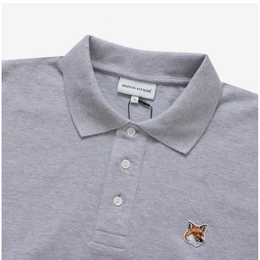 MaiSon KitSune Lm00208kj7002 H120 Fox Head Patch Polo Men S Short Sleeve Tee