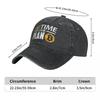 It's Time For Plan B Bitcoin Baseball Cap  y2k Funny Men Women Washed Trucker Hat Breathable Tennis Skate Snapback Cap Present