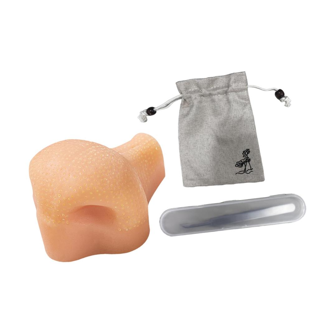 Pimple Popping Toy,Nose Shape,Relaxing Toy with Tweezer Lightweight Remover Funny Fidget for Gag