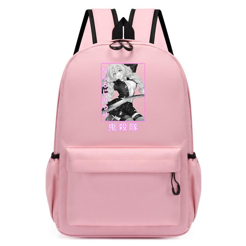 Demon Slayer Casual Backpack Student School Waterproof Small Cartoon Bag
