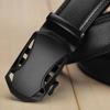 Belt for Men's Automatic Buckle Genuine Leather Cowhide Belt Business Simple Trouser Belt