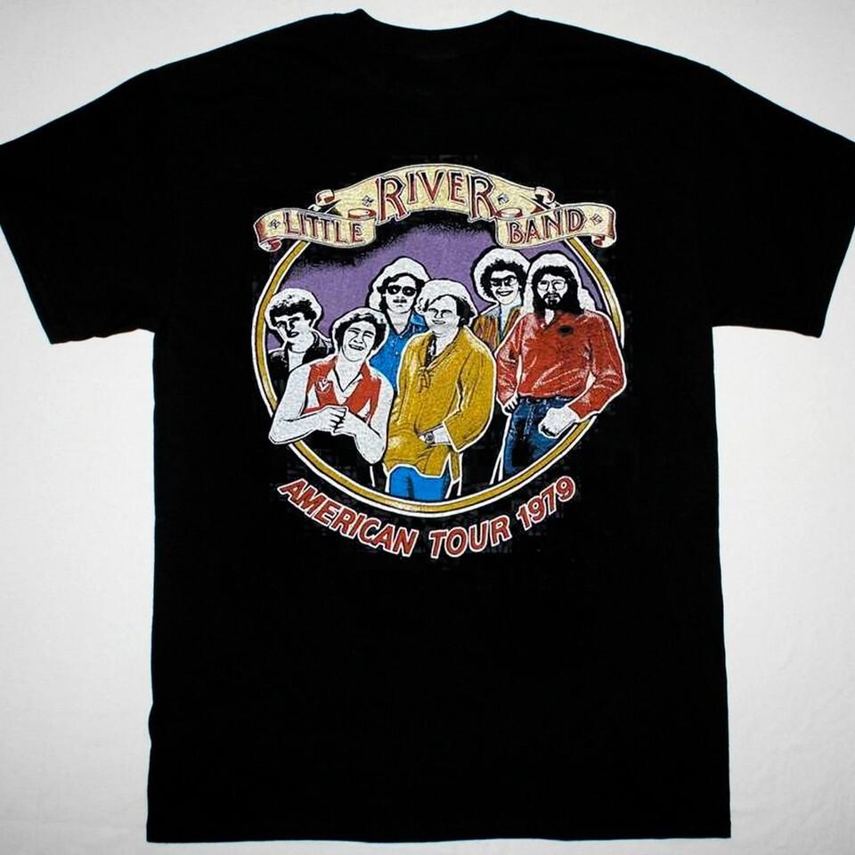 

Ретро Американский Тур 1979 Футболка Little River Band Черная Унисекс UU185 4XL