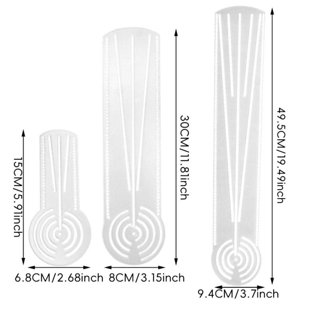 Durable Mandala Drawing Stencil Acrylic Drawing Template School Math Craft Project