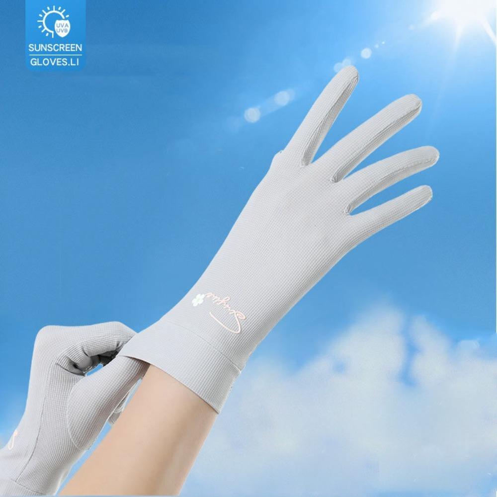 Anti-UV Sunscreen Gloves Flip Finger Riding Driving Gloves New Driving Mittens Outdoor Sports