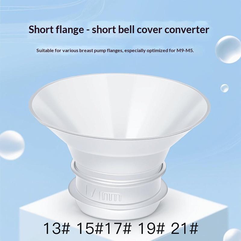 Multiple Size Silicone Flange Adapter for Breast Pumps 13/15/17/19/21mm User-Friendly for New Moms