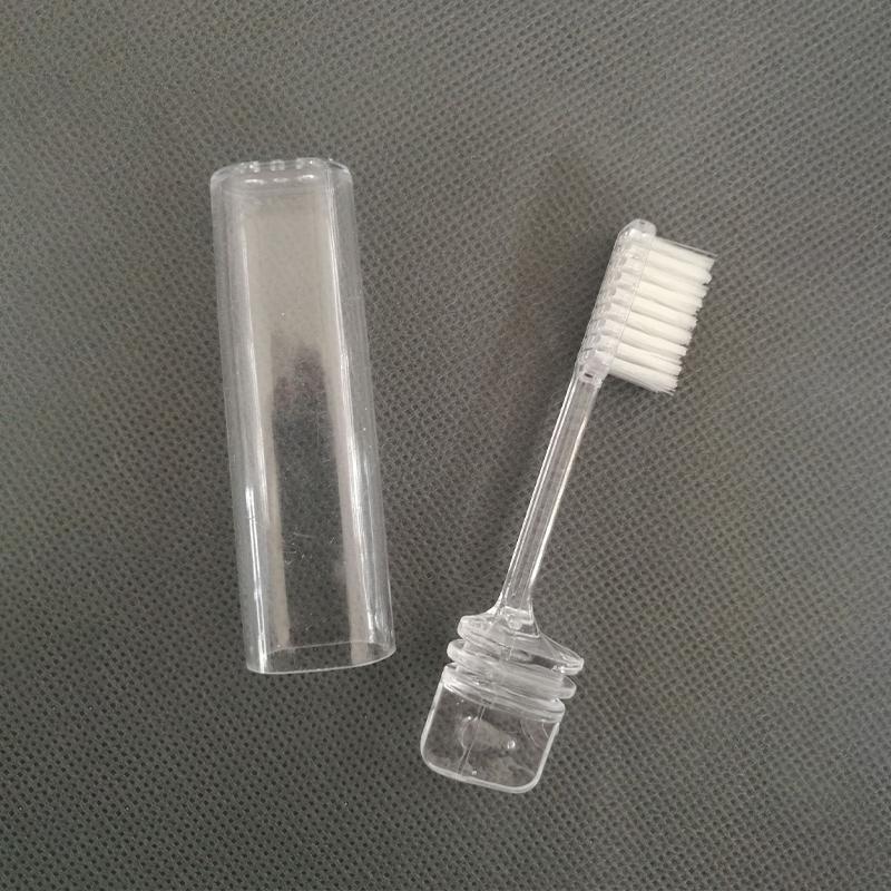 Foldable Mini Disposable Toothbrush Portable Sanitary and Compact Travel Essential for Airplane Train