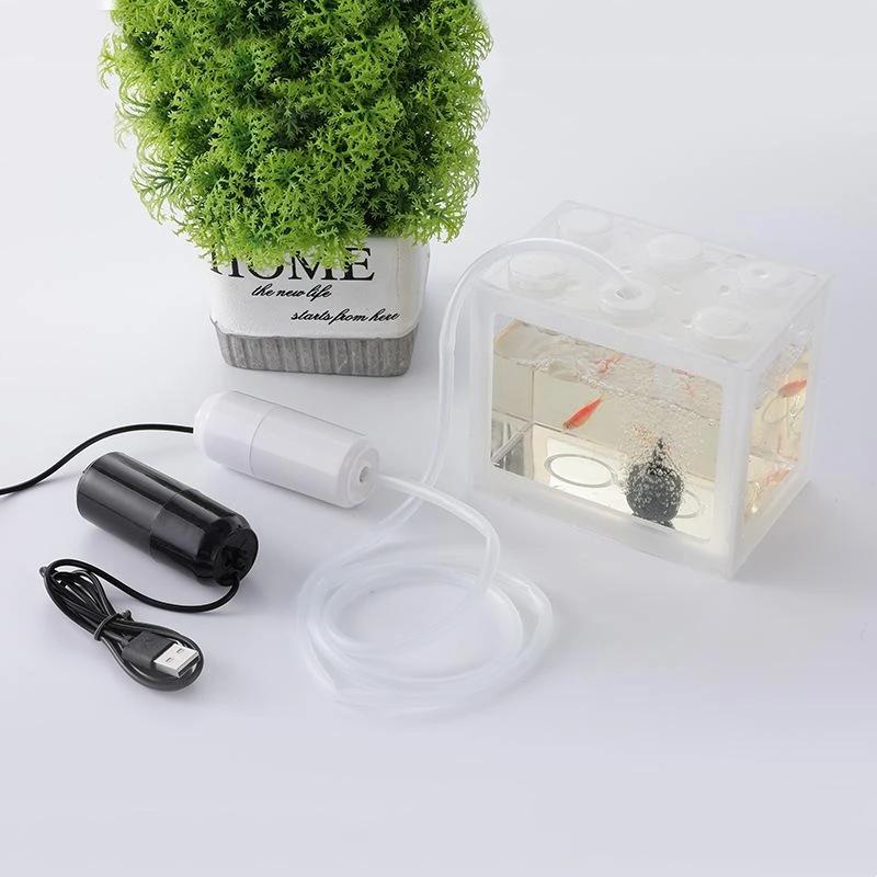 Aquarium Usb Air Pump Fish Tank Silent Air Compressor Aquarium Portable Mini Oxygenator Oxygen Aerator Aquarium Accessories