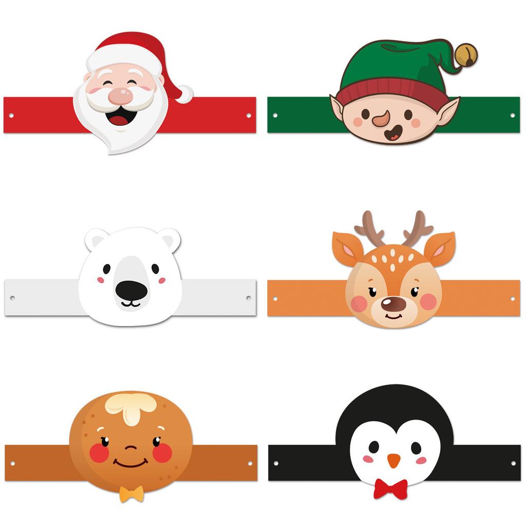 Christmas Celebration Paper Costume Accessories For Festive Photo Props