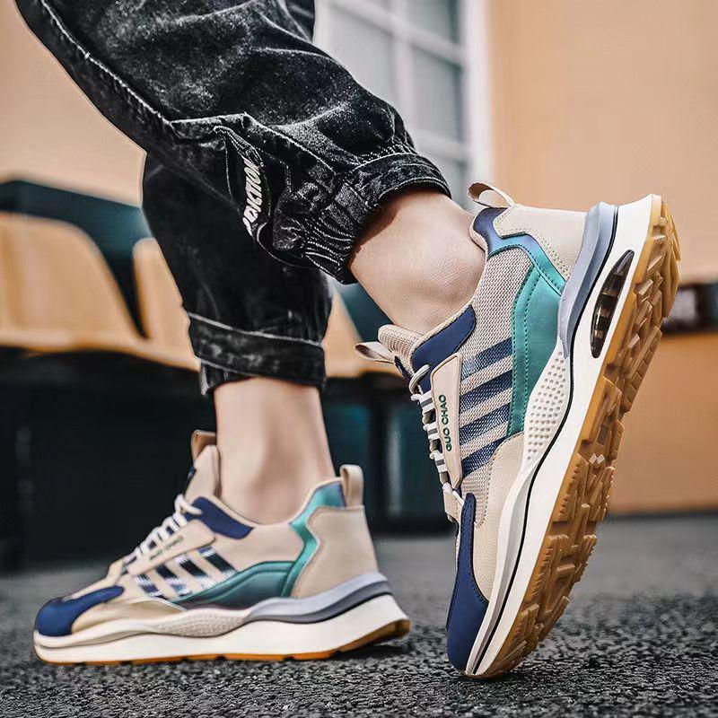 Men's Autumn Fashion Mesh Breathable Running Sneakers and Casual Shoes