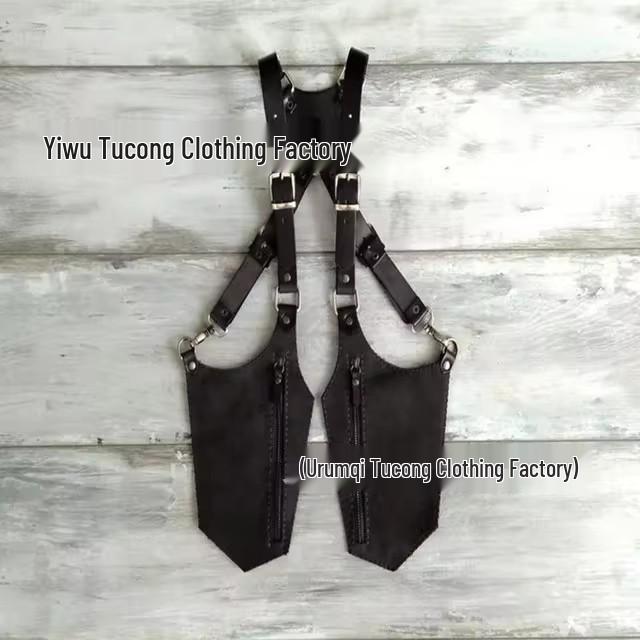 Vintage Men's Leather Crossbody Bag - Adjustable, Multifunctional, Outdoor Phone and Small Essentials Bag