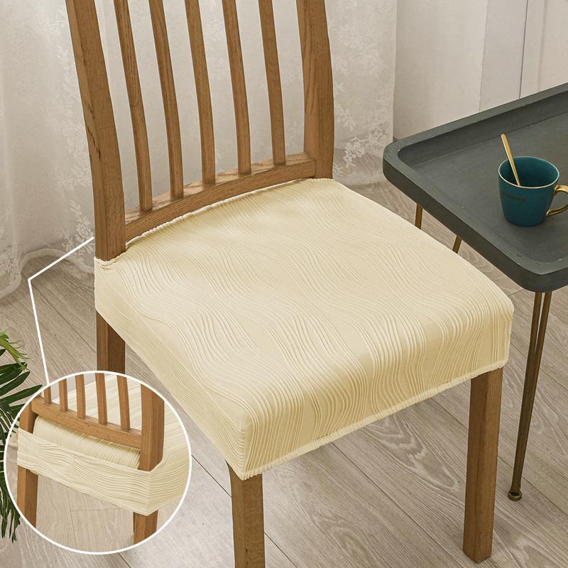 Elastické poťahy sedadiel jedálenských stoličiek Mäkké Odnímateľné Prateľné Poťahy sedadiel Poťah na vankúš sedadla jedálenskej stoličky Chránič Slipcover