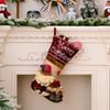 With Stockings Christmas Cartoon Santa Claus For Festive Gift Wrap And Decor