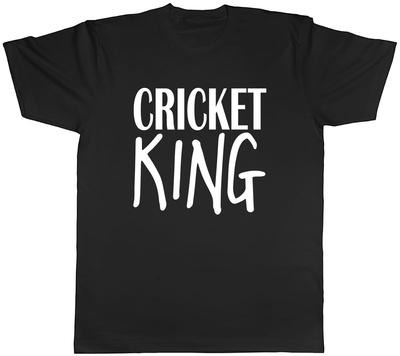 Cricket King Mens Unisex TShirt Tee