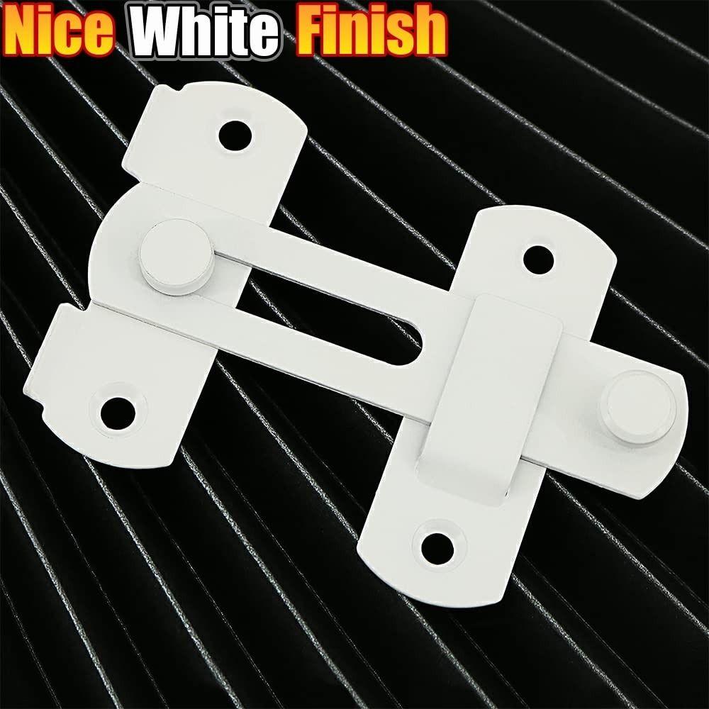 Stainless Steel Door Latch 4 Inch Hasp Bending Lock Universal Locking Latch  Barn Door