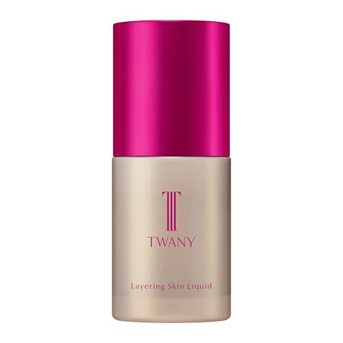 TWANY Layering Skin Liquid Ocher-D Foundation, 30ml, SPF23 PA++, Fragrance-Free