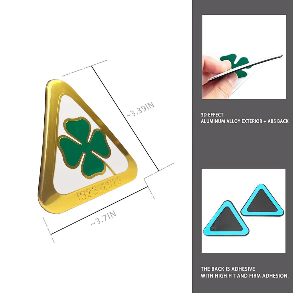 3D Sticker for Alfa Romeo 100th Anniversary Four Leaf Clover Logo Alfa Romeo Giulia