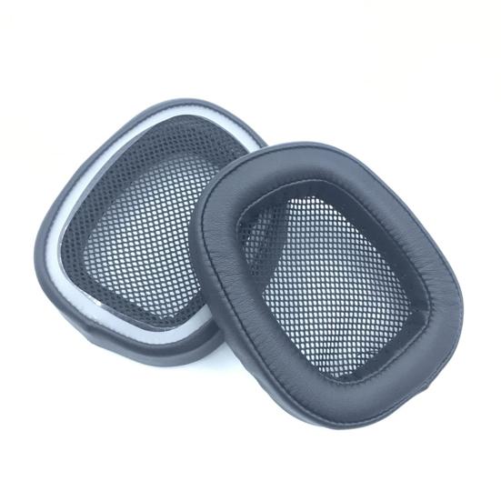 1 Pair Headphone Cushions Replaceable Dust-proof Breathable Gaming Headphone Sleeves for Logitech G433/G233/G-pro/G533/G231/G331
