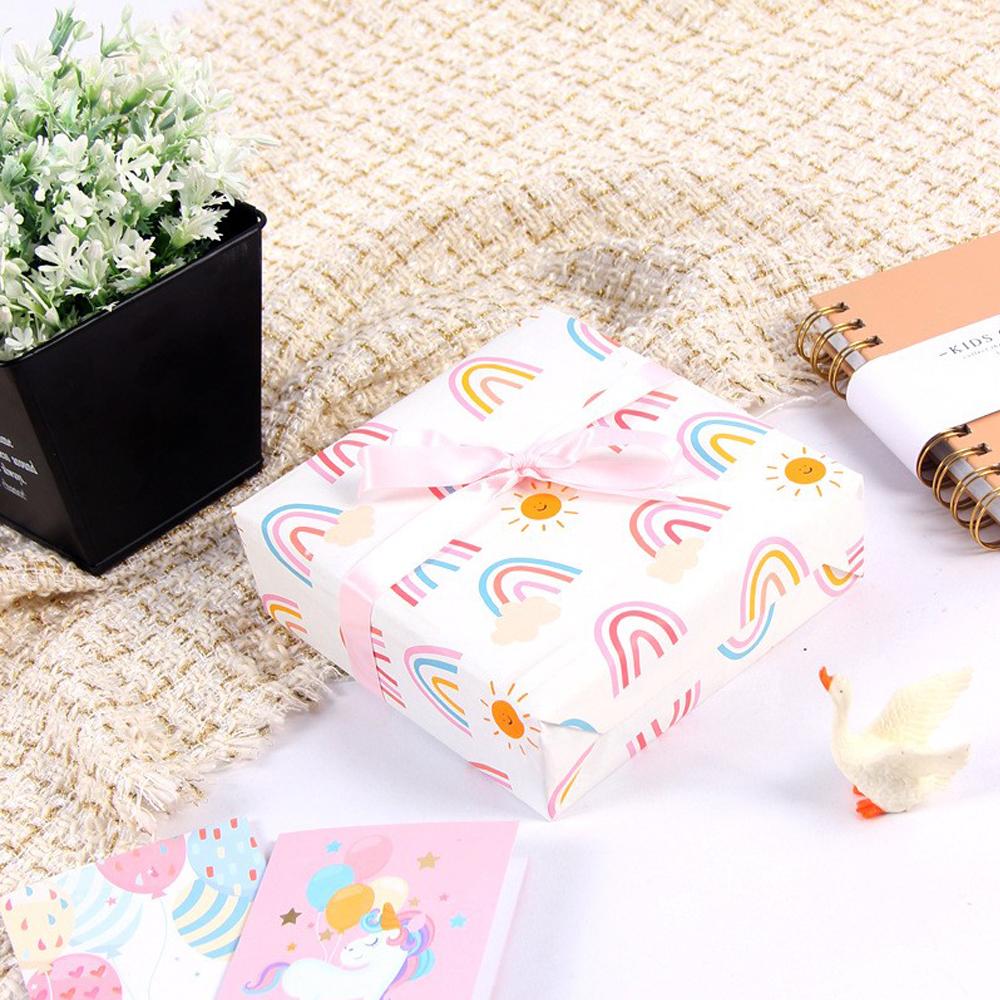 50*70cm Valentine's Day Gift Wrapping Paper DIY Craft Paper Birthday Gift Wrapping Paper Colorful Love DIY Bag Book Paper Decora