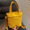Wholesale New Japanese and Korean Simple Casual Solid Color Handheld Cloth Bag Women's Fashion Ins Wind Lightweight Versatile Messenger Bag