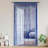String Curtains 2 Pcs 100 X 250 Cm Blue