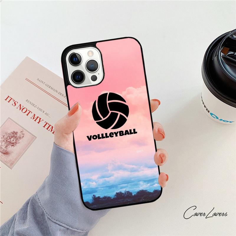 Volleyball Sport Phone Case For iPhone 17 Air 14 15 16 13 12 Max Cover For Apple iPhone 17 Air 11 Pro Max Plus Coque