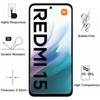 Verre Trempé - PHONILLICO - Xiaomi Redmi 15 - Pack de 4 - Résistant aux rayures - Protection écran